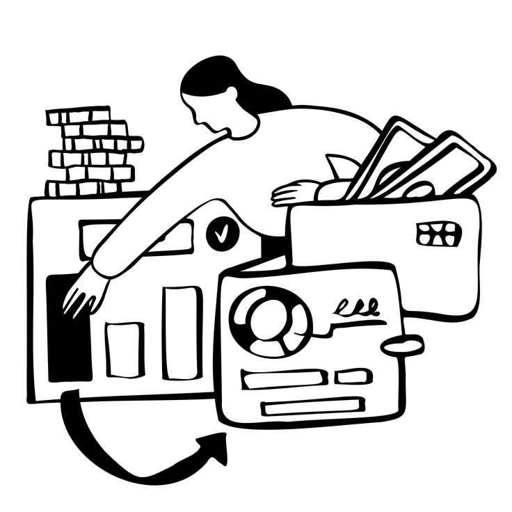 Ilustração sobre inovação social